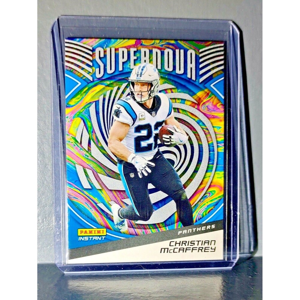 Christian McCaffrey 2021 Panini NFL Instant Supernova #4 Football Card 1 of 3357